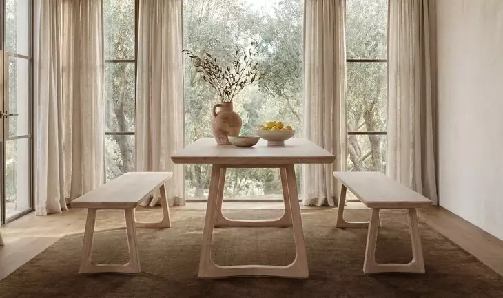 Silas Oak Dining Bench