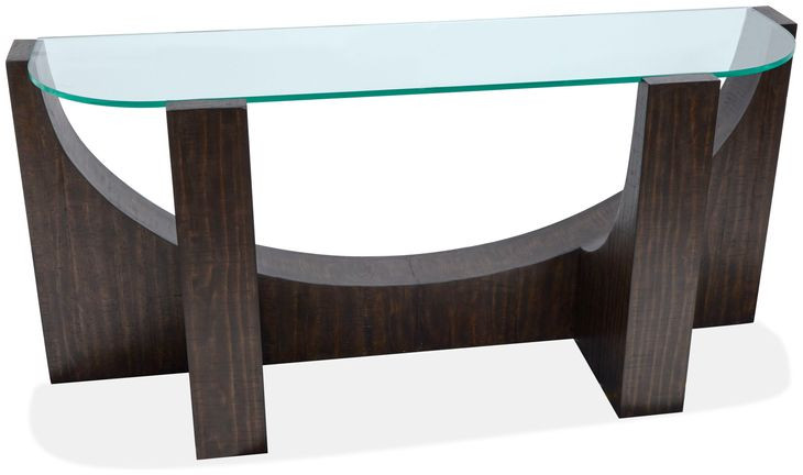 Beckham Rustic Tavern Round Glass Top Occassional Table Set