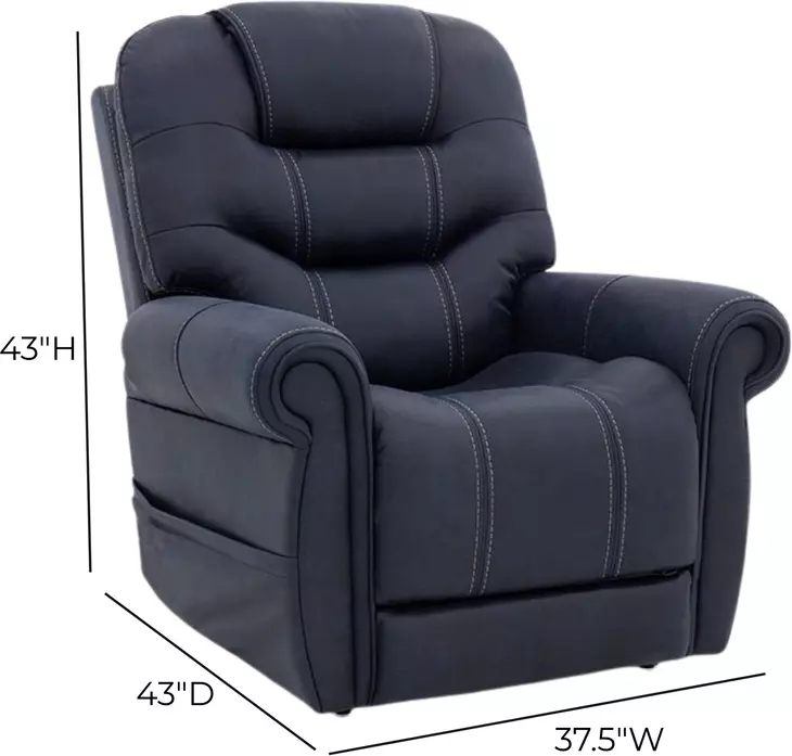 Lucas Canyon Ocean Power Lift Recliner With Power Headrest Power