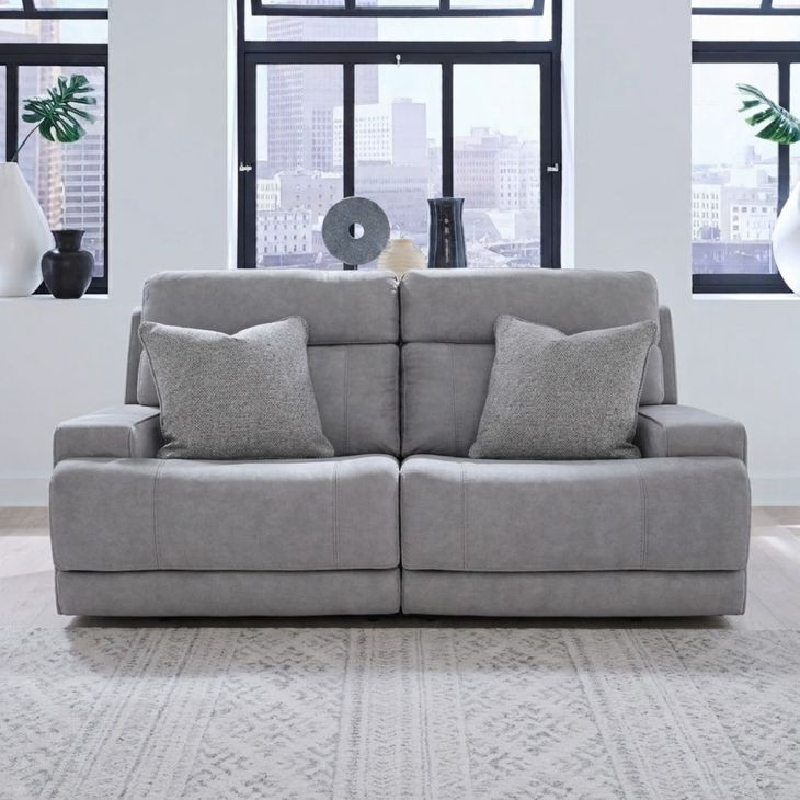 Ashbee Arula Dolphin 66" Zero Gravity Power Reclining Loveseat with Power Headrest and USB Charging