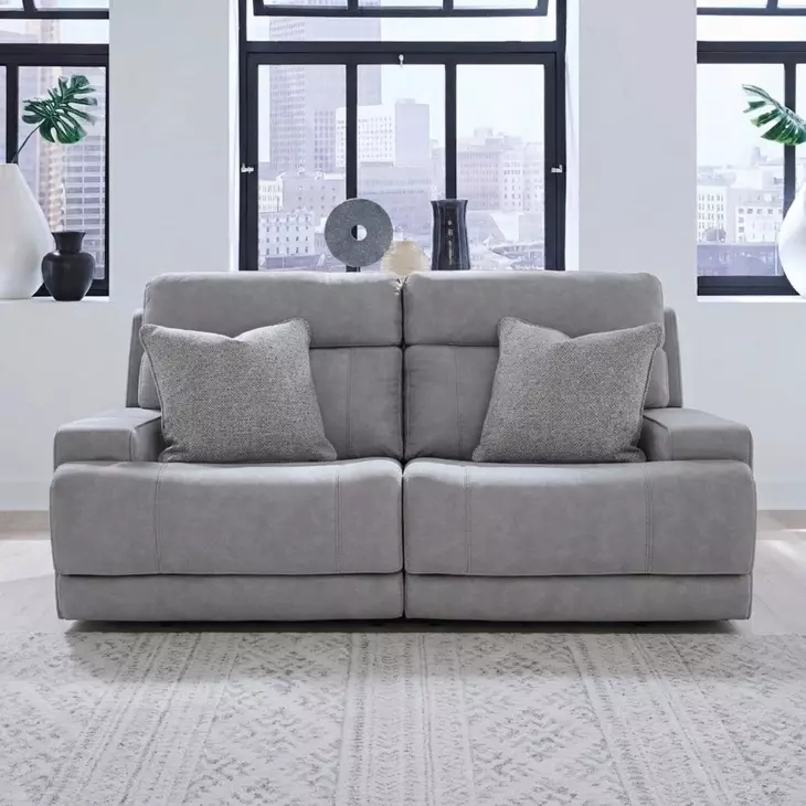 Ashbee Arula Dolphin 66" Zero Gravity Power Reclining Loveseat with Power Headrest and USB Charging