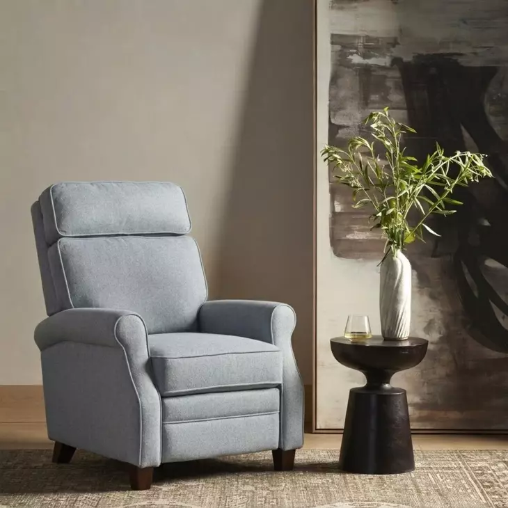 Owen Janelle Slate Push Thru The Arms Recliner