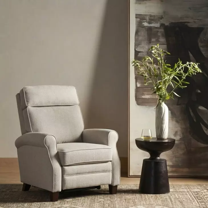 Owen Janelle Chateau Gray Push Thru The Arms Recliner