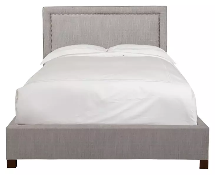 Cody Cork Natural Performance Fabric Queen Upholstered Panel Bed