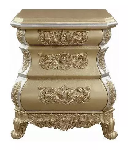 Seville Gold 3 Drawer Nightstand