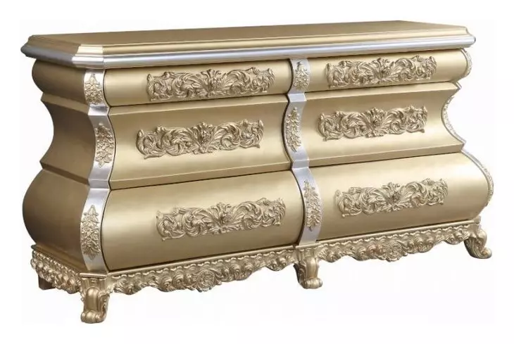 Seville Gold 6 Drawer Dresser