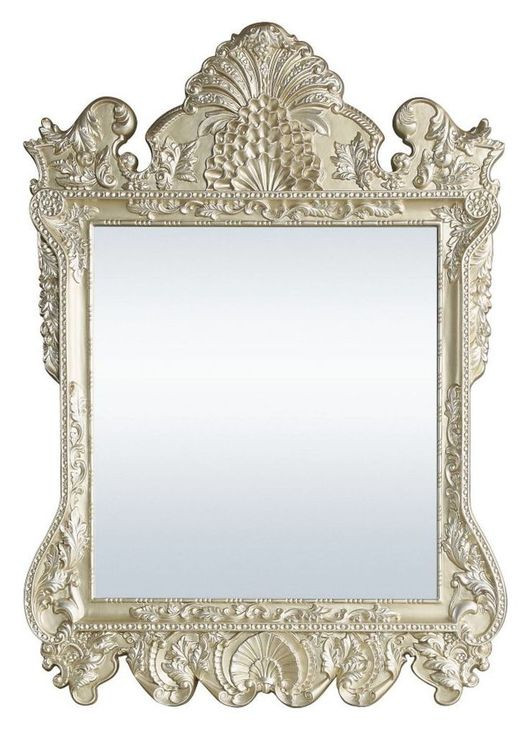 Vatican Champagne Silver Rectangular Wall Mirror