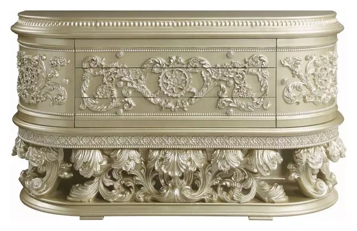 Vatican Champagne Silver 3 Drawer Dresser