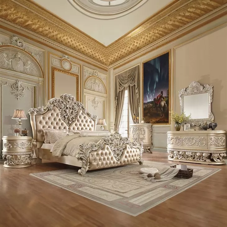 gold and silver dresser Acme Furniture Vatican Champagne 30-percent-off