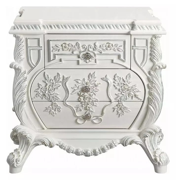Vanaheim Antique White 3 Drawer Nightstand