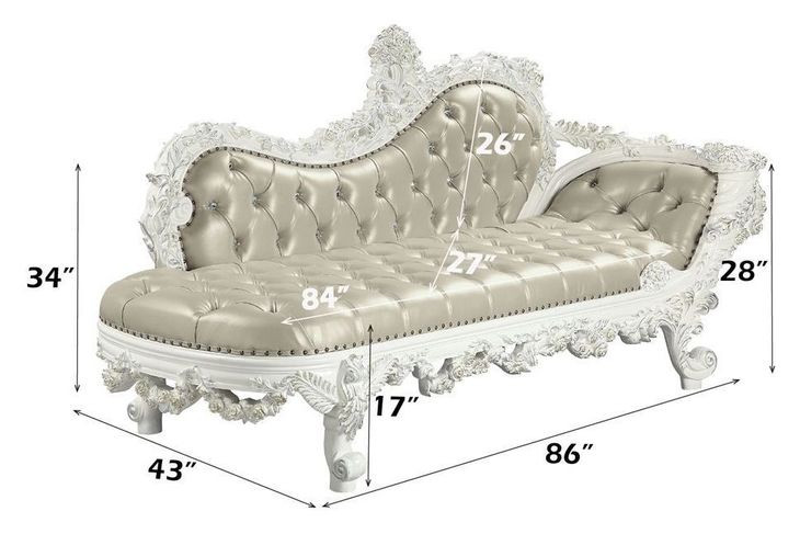 Vanaheim Beige Upholstered 86" Accent Bench with Nailhead Trim