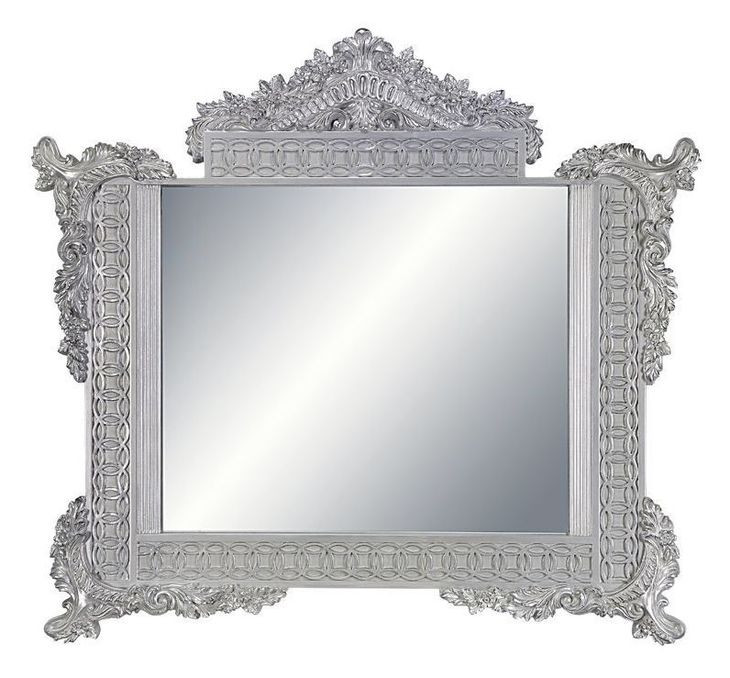 Valkyrie Antique Platinum Rectangular Dresser Mirror