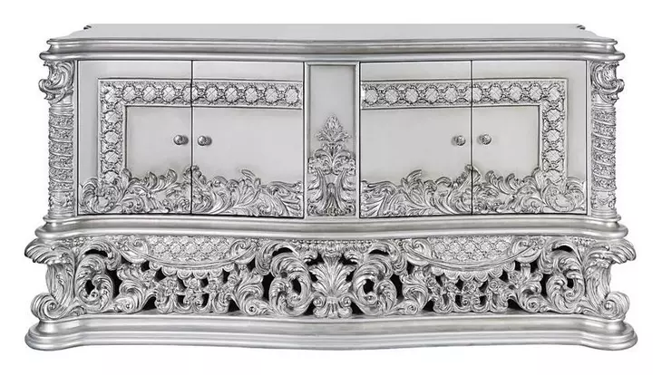 Valkyrie Antique Platinum 4 Door Dresser