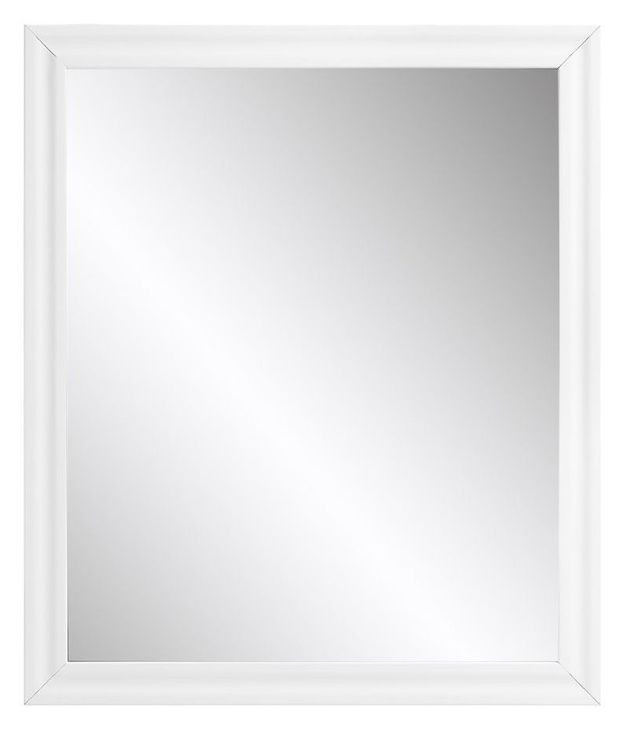 Gaines White Rectangular Dresser Mirror