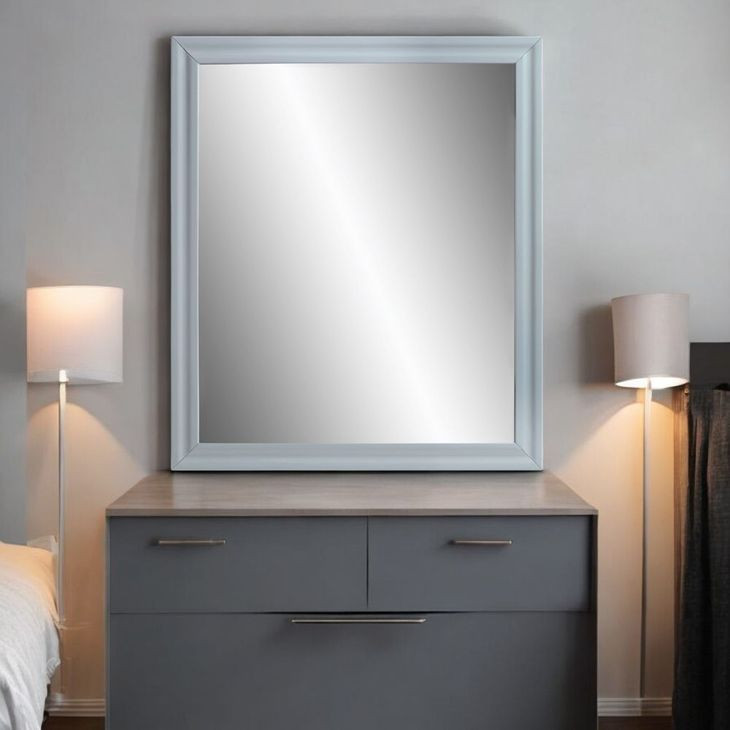 Gaines Gray Rectangular Dresser Mirror