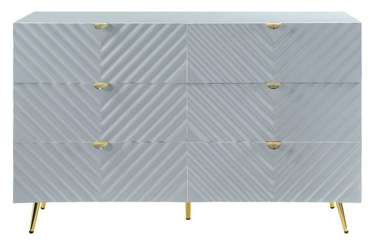 Gaines Gray 6 Drawer Dresser