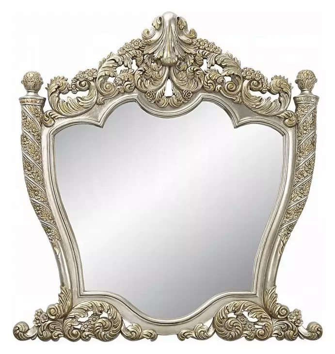 Danae Champagne and Gold Arched Dresser Mirror