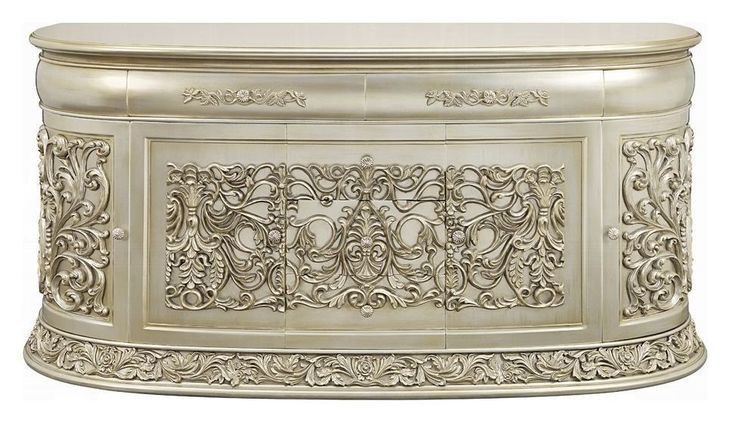 Sorina Antique Gold 5 Drawer Dresser