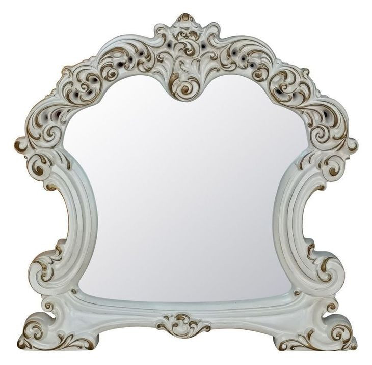 Vendome Antique Pearl Arched Wall Mirror
