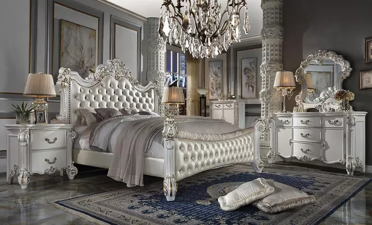 Vendome Antique Pearl 5 Drawer Dresser