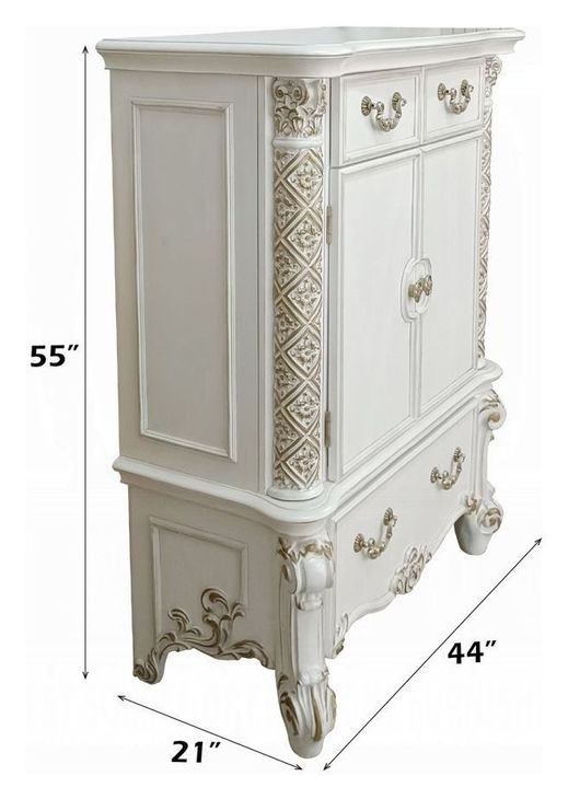 Vendome Antique Pearl Drawer Chest