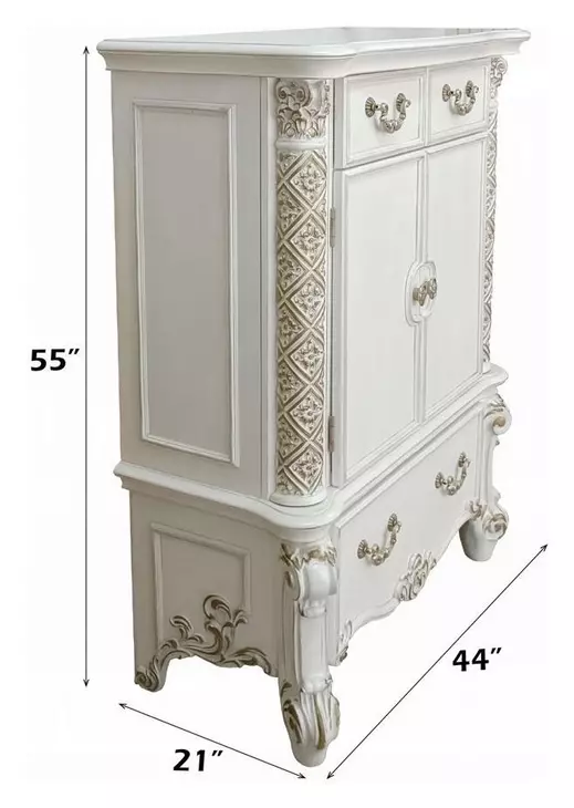 Vendome Antique Pearl Drawer Chest