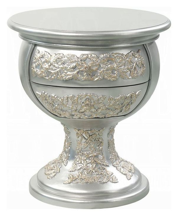 Sandoval Champagne 2 Drawer Nightstand