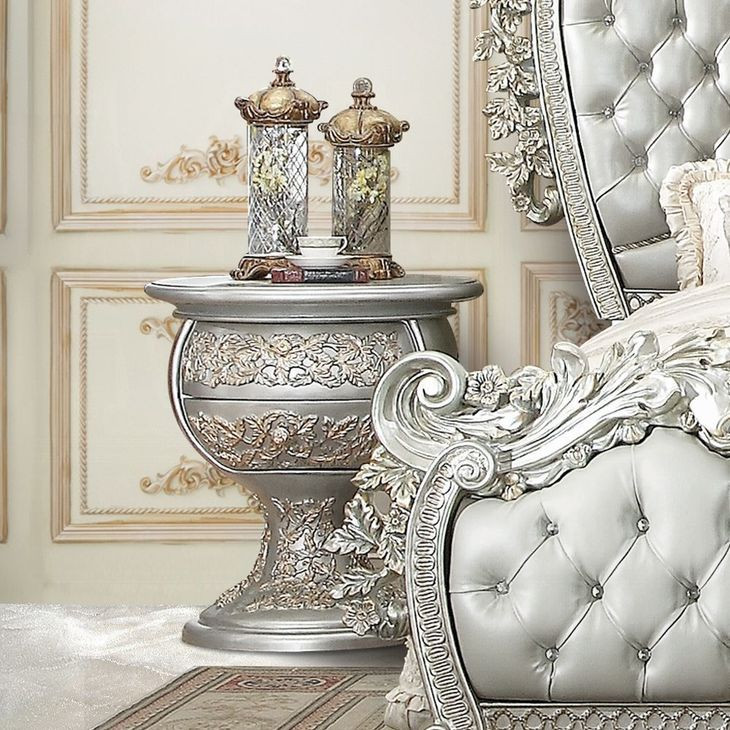 Sandoval Champagne 2 Drawer Nightstand