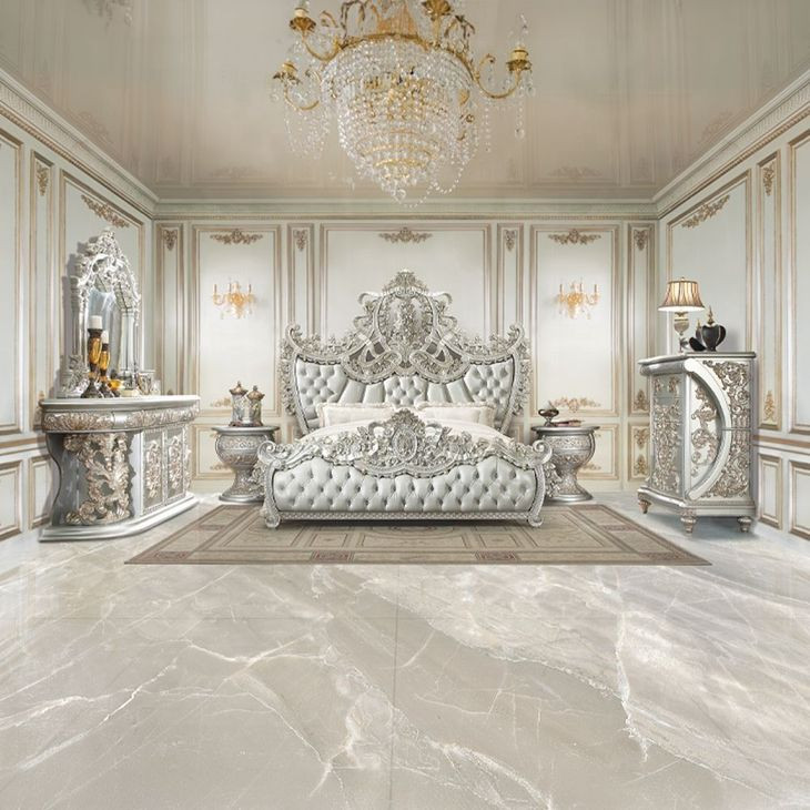 Sandoval Champagne 2 Drawer Nightstand