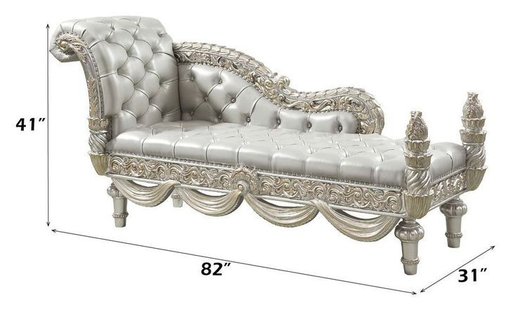 Sandoval Beige Upholstered 82" Accent Bench with Nailhead Trim