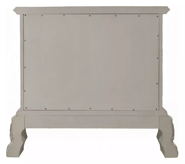 Dresden Bone White 2 Drawer Nightstand