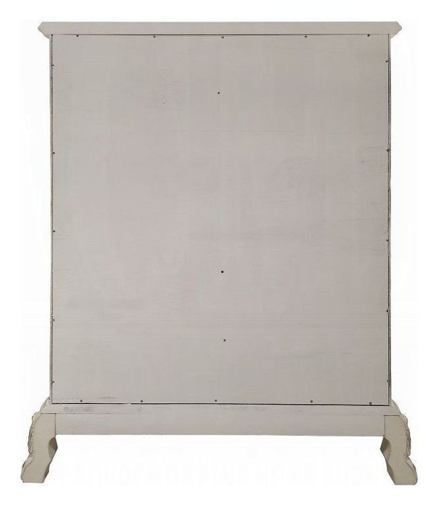 Dresden Bone White 5 Drawer Chest
