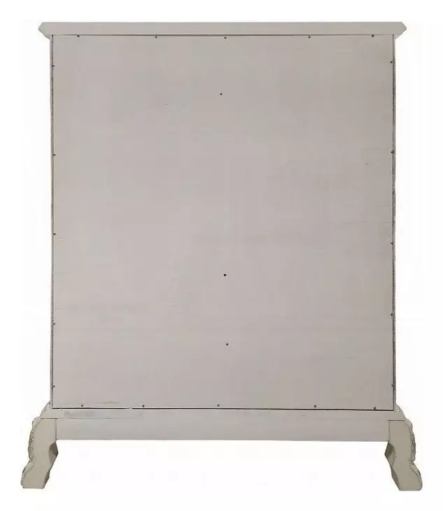 Dresden Bone White 5 Drawer Chest