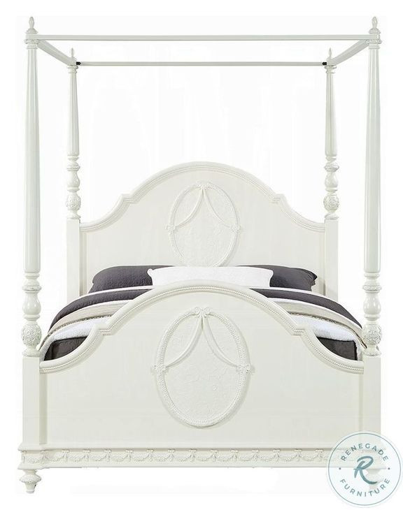 Dorothy Ivory Youth Canopy Bedroom Set