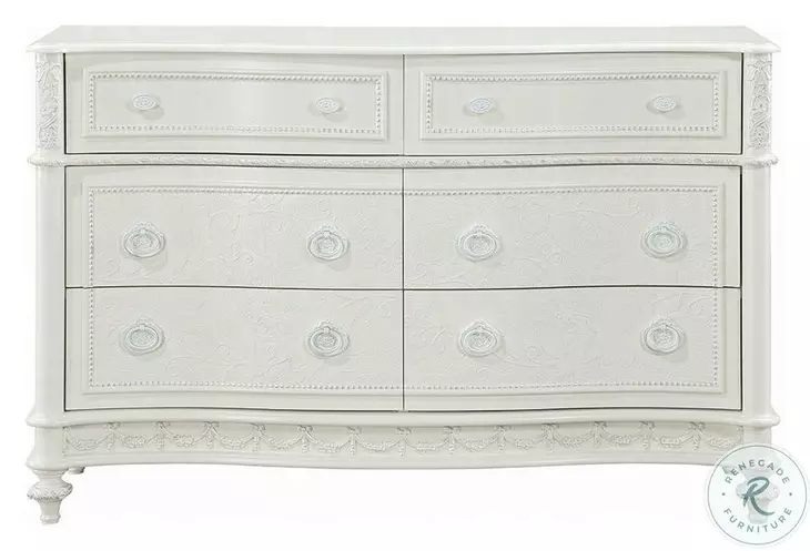 Dorothy Ivory 6 Drawer Dresser