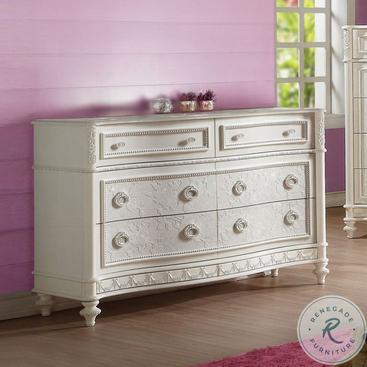Dorothy Ivory 6 Drawer Dresser