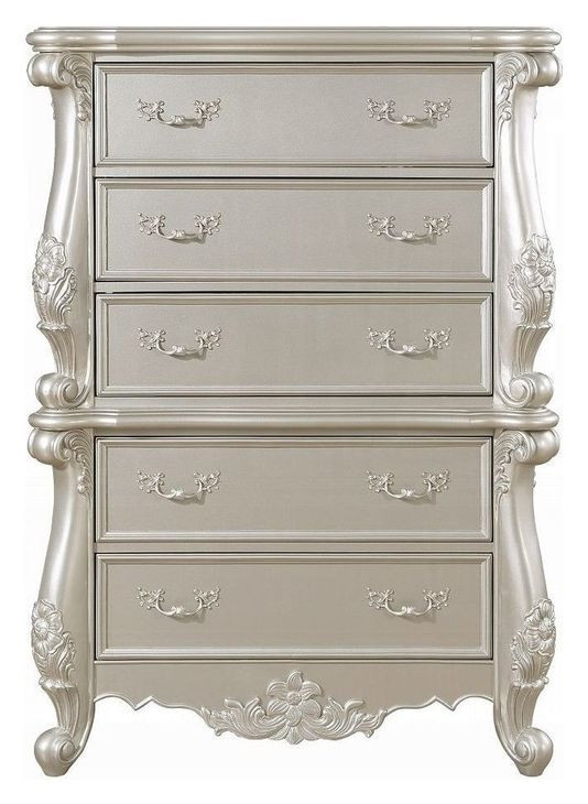 Bently Champagne 5 Drawer Chest