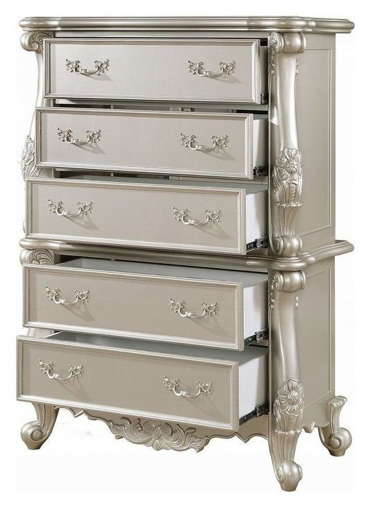 Bently Champagne Upholstered Panel Bedroom Set