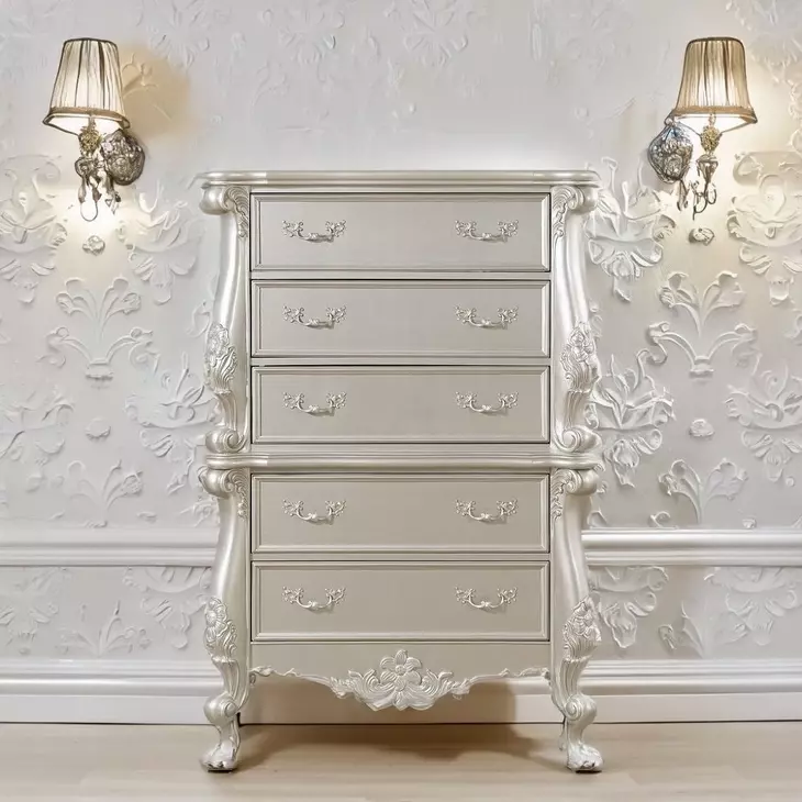 Bently Champagne 5 Drawer Chest