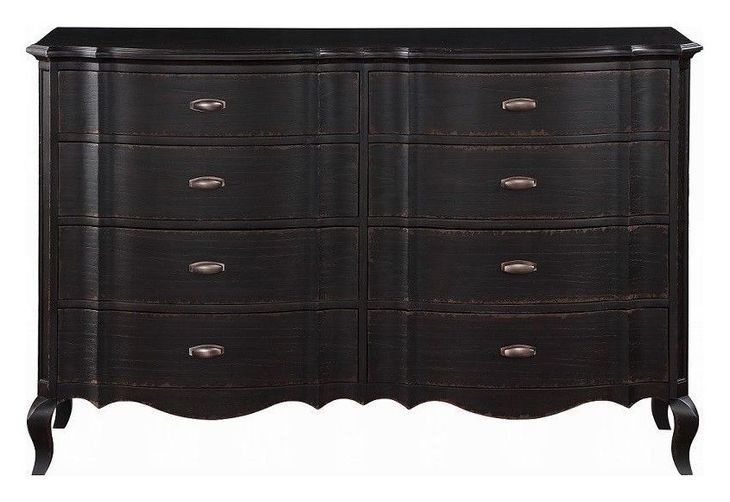Chelmsford Black Antique 8 Drawer Dresser