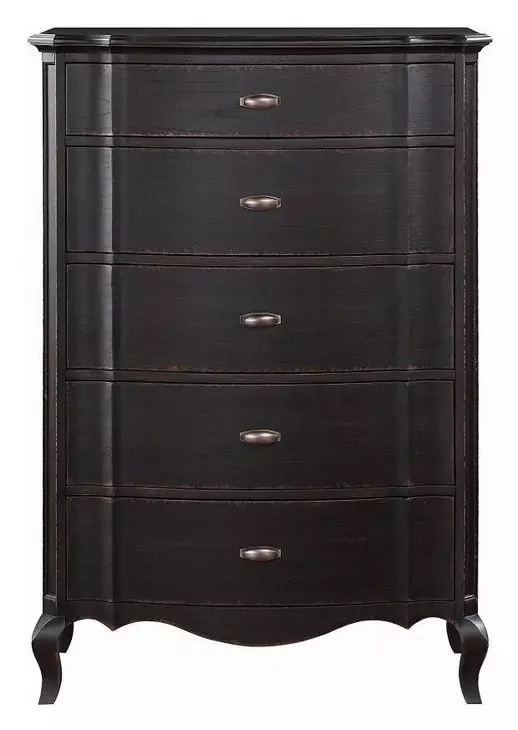 Chelmsford Black Antique 5 Drawer Chest