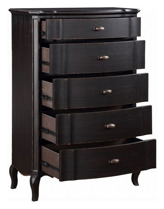 Chelmsford Beige and Antique Black Upholstered Panel Bedroom Set with Nailhead Trim