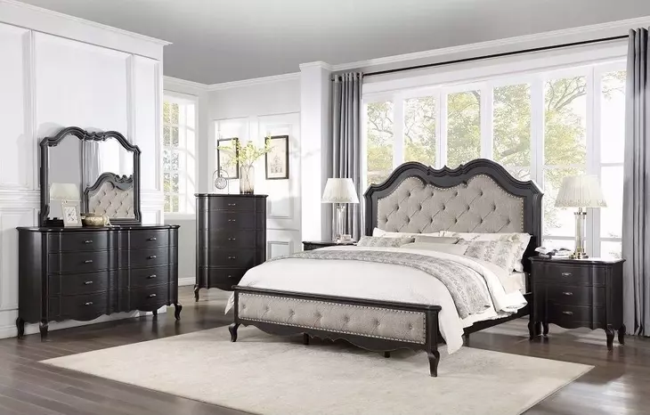 Chelmsford Black Antique 5 Drawer Chest