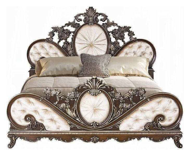 Devany Cream and Cherry Queen Upholstered Panel Bed