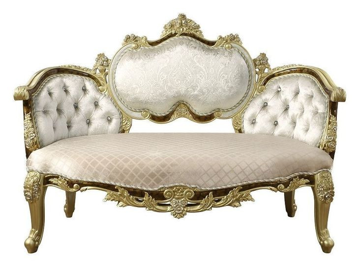 Desiderius Beige Upholstered Accent Bench with Tufted and Nailhead Trim