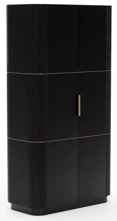 Love Dark Chocolate 2 Door Bar Cabinet with LED