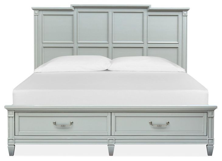 Glenbrook Pebble King Storage Panel Bed