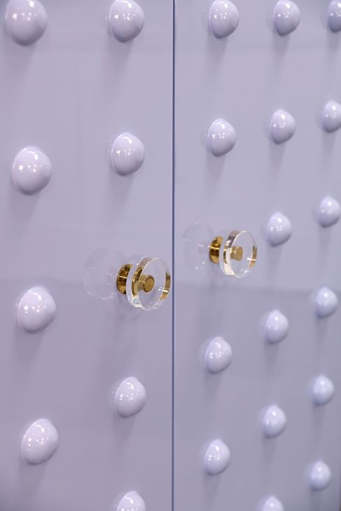 Beau Lavender 2 Door Accent Cabinet