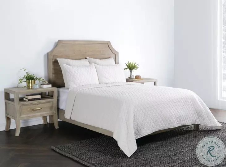 Villa Core White Wool King Bedding Set