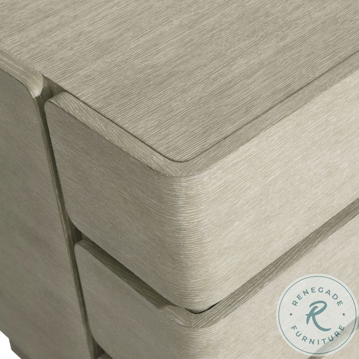 Arcadia Clay 3 Drawer Nightstand with USB Charging